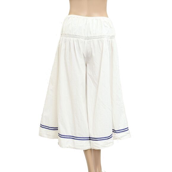 By Anthropologie Celandine Beachy Culotte Pants Wide-Leg Flora Lace XS 279497 - Picture 7 of 9